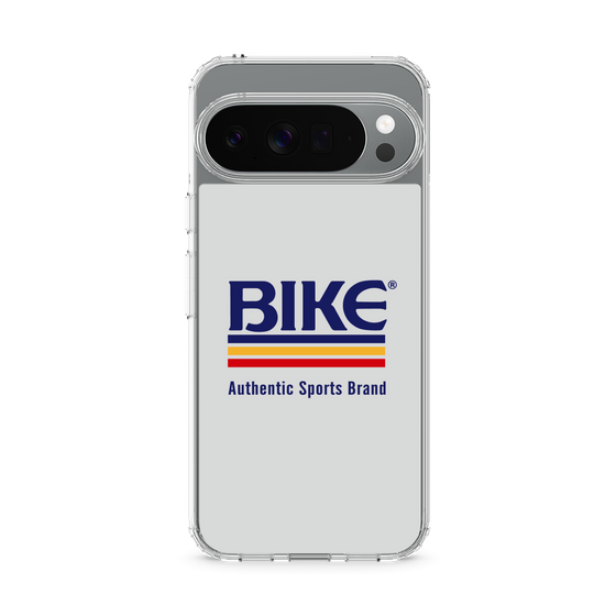 スリムプロテクションケース［ BIKE ATHLETIC -ロゴ - White ］