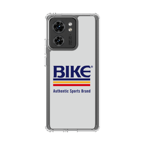 スリムプロテクションケース［ BIKE ATHLETIC -ロゴ - White ］