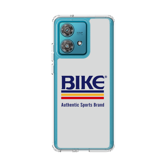 スリムプロテクションケース［ BIKE ATHLETIC -ロゴ - White ］
