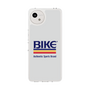 スリムプロテクションケース［ BIKE ATHLETIC -ロゴ - White ］