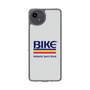 スリムプロテクションケース［ BIKE ATHLETIC -ロゴ - White ］
