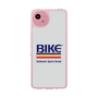 スリムプロテクションケース［ BIKE ATHLETIC -ロゴ - White ］