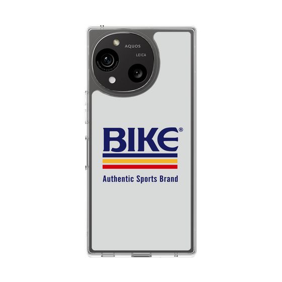 スリムプロテクションケース［ BIKE ATHLETIC -ロゴ - White ］