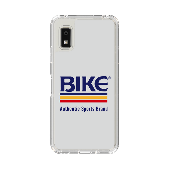 スリムプロテクションケース［ BIKE ATHLETIC -ロゴ - White ］