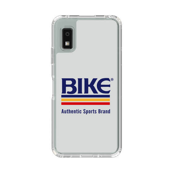 スリムプロテクションケース［ BIKE ATHLETIC -ロゴ - White ］