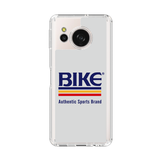スリムプロテクションケース［ BIKE ATHLETIC -ロゴ - White ］