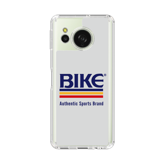 スリムプロテクションケース［ BIKE ATHLETIC -ロゴ - White ］