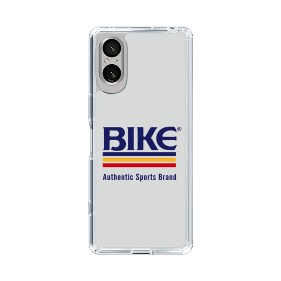 スリムプロテクションケース［ BIKE ATHLETIC -ロゴ - White ］