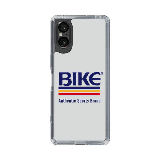 スリムプロテクションケース［ BIKE ATHLETIC -ロゴ - White ］