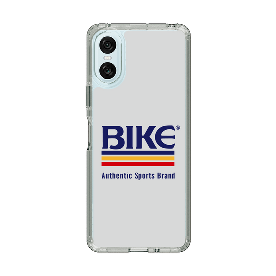 スリムプロテクションケース［ BIKE ATHLETIC -ロゴ - White ］