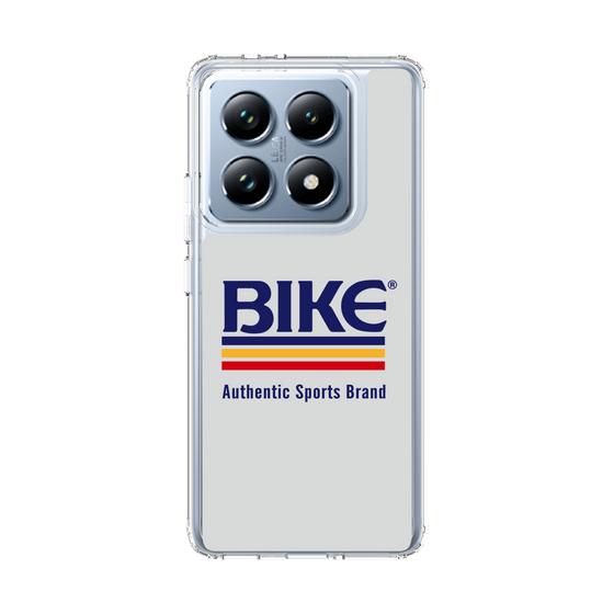 スリムプロテクションケース［ BIKE ATHLETIC -ロゴ - White ］
