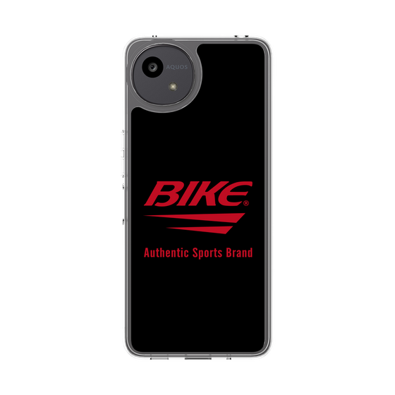 スリムプロテクションケース［ BIKE ATHLETIC - ロゴ - Black ］