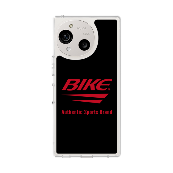 スリムプロテクションケース［ BIKE ATHLETIC - ロゴ - Black ］
