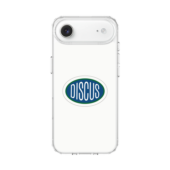 スリムプロテクションケース［ DISCUS ATHLETIC - ロゴ-White ］