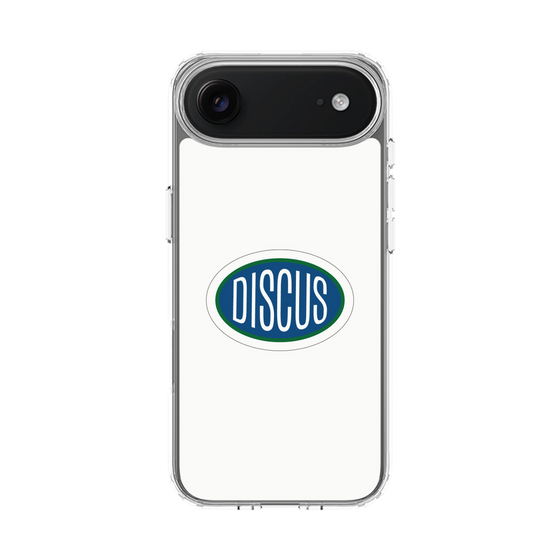 スリムプロテクションケース［ DISCUS ATHLETIC - ロゴ-White ］