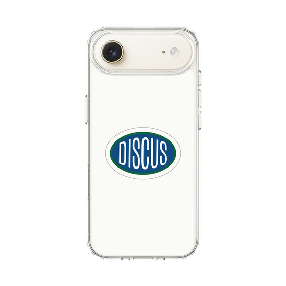 スリムプロテクションケース［ DISCUS ATHLETIC - ロゴ-White ］