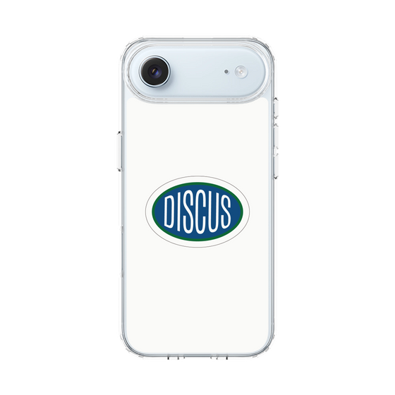 スリムプロテクションケース［ DISCUS ATHLETIC - ロゴ-White ］