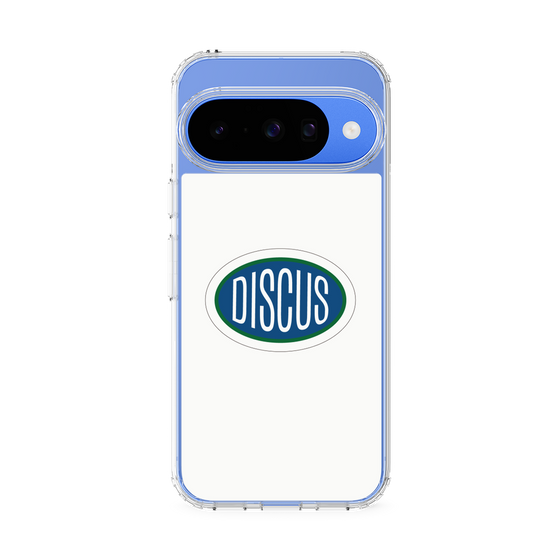 スリムプロテクションケース［ DISCUS ATHLETIC - ロゴ-White ］