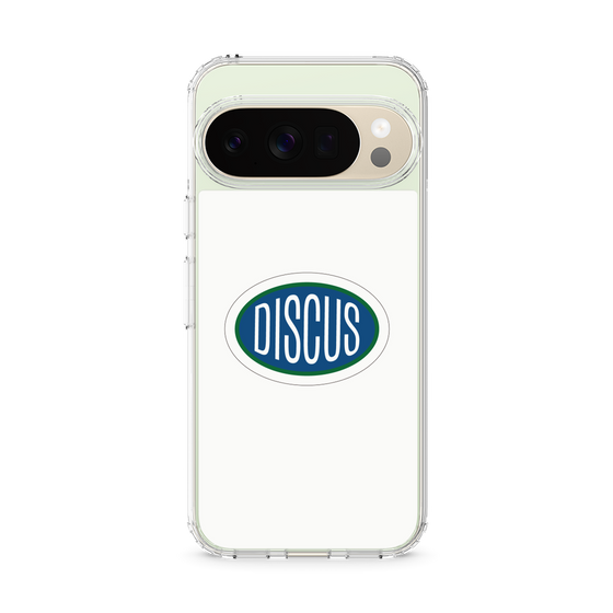 スリムプロテクションケース［ DISCUS ATHLETIC - ロゴ-White ］