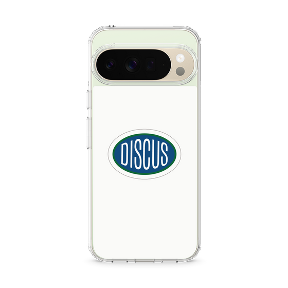 スリムプロテクションケース［ DISCUS ATHLETIC - ロゴ-White ］