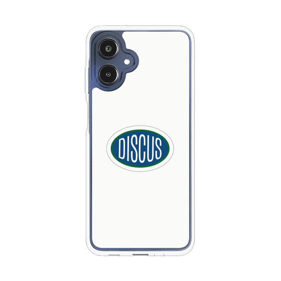 スリムプロテクションケース［ DISCUS ATHLETIC - ロゴ-White ］