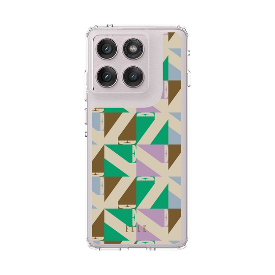 スリムプロテクションケース［ ELLE - 幾何学 ］
