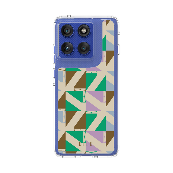 スリムプロテクションケース［ ELLE - 幾何学 ］