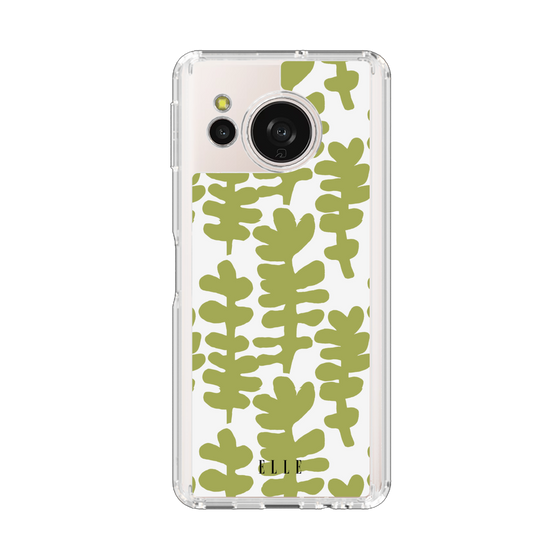 スリムプロテクションケース［ ELLE - 葉っぱ ］