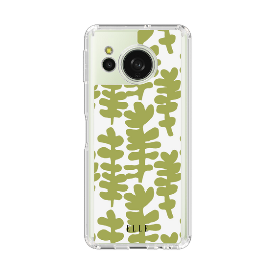 スリムプロテクションケース［ ELLE - 葉っぱ ］