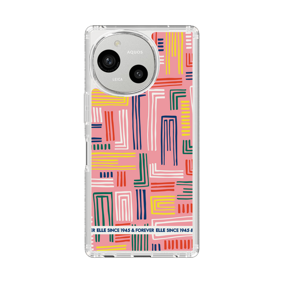 スリムプロテクションケース［ ELLE - カラフル ］