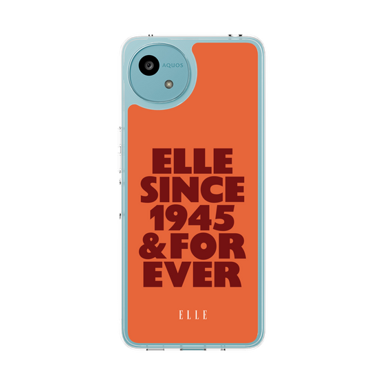 スリムプロテクションケース［ ELLE - オレンジ ］