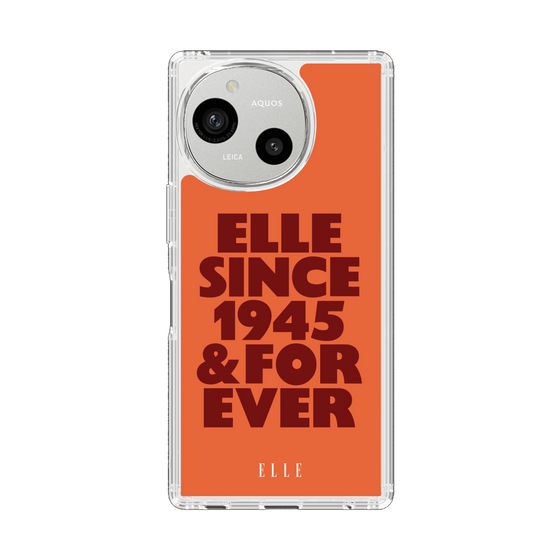スリムプロテクションケース［ ELLE - オレンジ ］