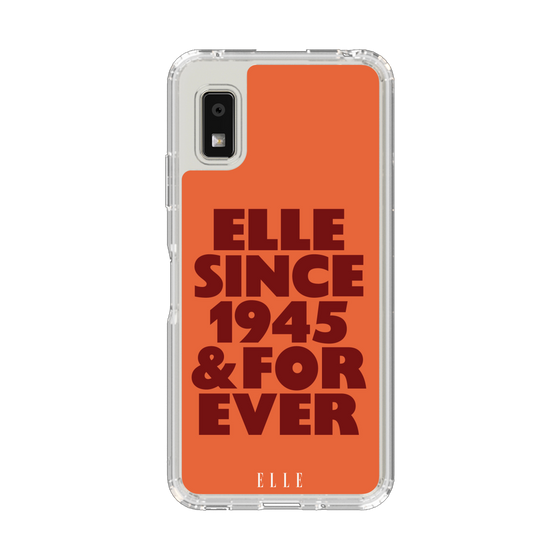 スリムプロテクションケース［ ELLE - オレンジ ］