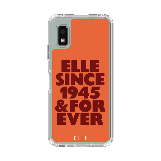 スリムプロテクションケース［ ELLE - オレンジ ］