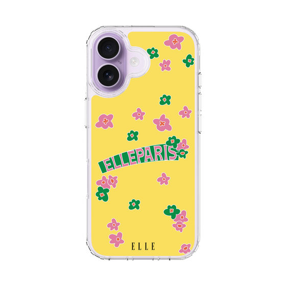 スリムプロテクションケース［ ELLE - フラワー ］