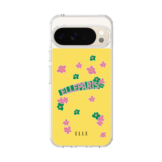 スリムプロテクションケース［ ELLE - フラワー ］