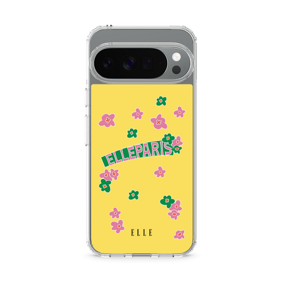 スリムプロテクションケース［ ELLE - フラワー ］