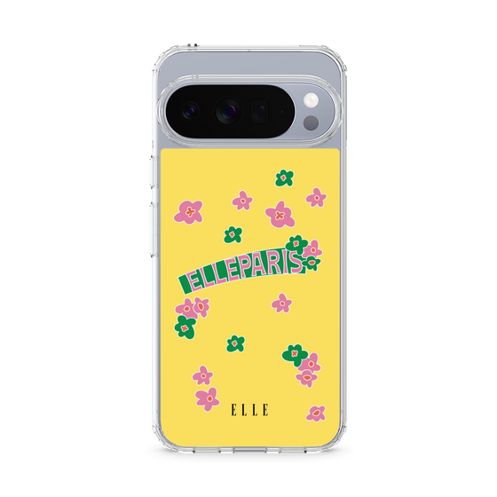 スリムプロテクションケース［ ELLE - フラワー ］