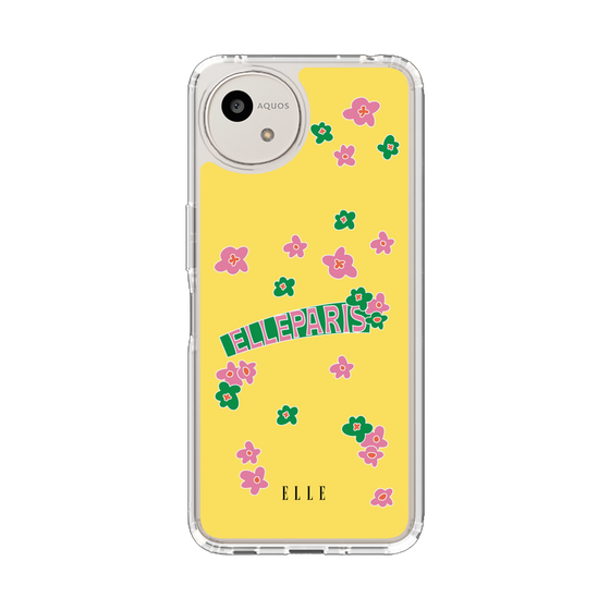 スリムプロテクションケース［ ELLE - フラワー ］