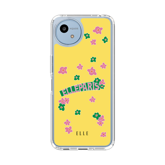 スリムプロテクションケース［ ELLE - フラワー ］