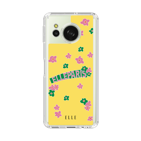 スリムプロテクションケース［ ELLE - フラワー ］