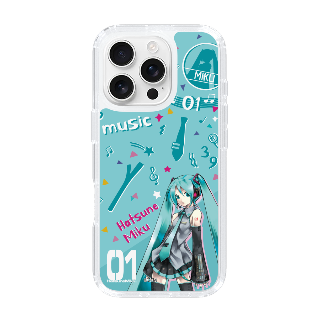 スリムプロテクションケース for Apple iPhone 16 Pro［ 初音