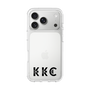 スリムプロテクションケース［ KKC - ロゴ - クリア ］