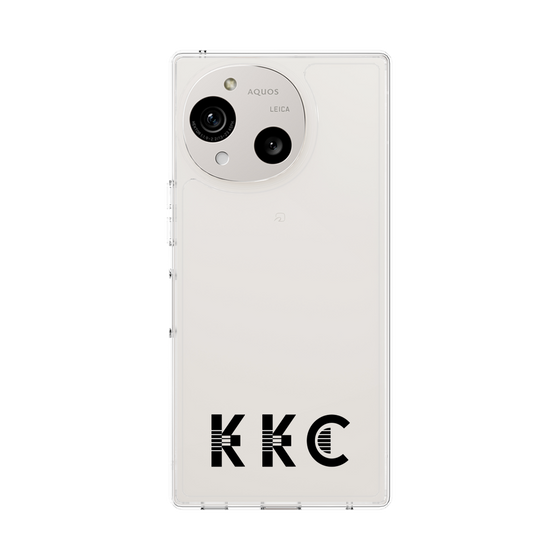 スリムプロテクションケース［ KKC - ロゴ - クリア ］