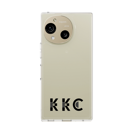 スリムプロテクションケース［ KKC - ロゴ - クリア ］