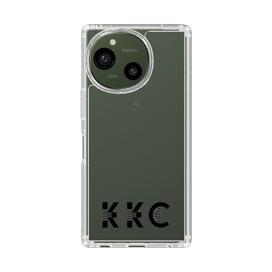 スリムプロテクションケース［ KKC - ロゴ - クリア ］