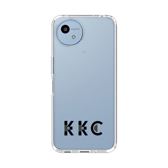 スリムプロテクションケース［ KKC - ロゴ - クリア ］