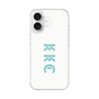 スリムプロテクションケース［ KKC - ロゴ - ホワイト ］