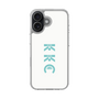 スリムプロテクションケース［ KKC - ロゴ - ホワイト ］