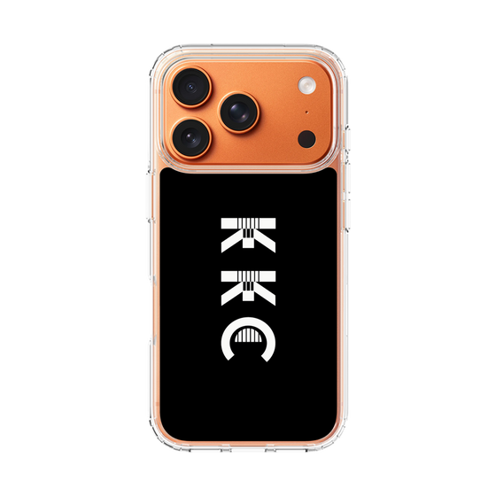 スリムプロテクションケース［ KKC - ロゴ - ブラック ］
